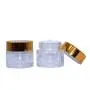 10 Gram Clear Glass Cosmetic Jar Pots Portable Travel Eyeshadow Face Cream Lotion Cosmetic Container Empty Glass Cosmetic Sample Jar Makeup Tool,Gold Aluminum Lid& inner Liners-pack of 19 10 Gram Clear Glass Cosmetic Jar Pots Portable Travel Eyeshadow Face Cream Lotion Cosmetic Container Empty Glass Cosmetic Sample Jar Makeup Tool,Gold Aluminum Lid& inner Liners-pack of 19