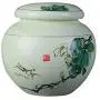 Boîte à Thé en Céramique, Récipient Scellé pour Thé / Cerise Noire / Thé Vert / Puer / Tieguanyin, Réservoir de Stockage pour Thé en Fleurs et Fruits Secs, Accessoires de Cérémonie du Thé, Récipient de Stockage pour Thé, Capacité 250 G - 500 G (Couleur : 