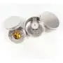 Lot de 10 Pots Ronds en Aluminium de 60 ml, Récipients avec Bouchon à Vis, Idéal pour Épices, Bonbons, Thé ou Cadeaux Lot de 10 Pots Ronds en Aluminium de 60 ml, Récipients avec Bouchon à Vis, Idéal pour Épices, Bonbons, Thé ou Cadeaux