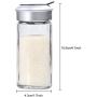 JUSTDOLIFE Seasoning Bottle Multi-purpose Kitchen Powder Shaker Seasoning Container Spice Bottle for Pepper Salt