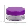 Bouteilles Rondes Transparents 10G/10ML (20 Pièces) avec Couvercles Violettes pour Bijoux Petits, Mélange de Peinture, Accessoires Artistiques et Autres Fournitures de Loisirs Créatifs – Sans BPA Bouteilles Rondes Transparents 10G/10ML (20 Pièces) avec Couvercles Violettes pour Bijoux Petits, Mélange de Peinture, Accessoires Artistiques et Autres Fournitures de Loisirs Créatifs – Sans BPA