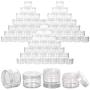 100 Packs Travel Size Jars 15 g Empty Cream Jars with Lids Leak Proof Toiletry Containers for Traveling