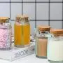 2er Glasbehälter mit Deckeln Süßigkeiten-Glas-Behälter Joghurtbehälter Marmeladenglas - Glas-Behälter für Zuhause und Geschäft