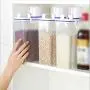 Kitchen Food Cereal Grain Rice Plastic Storage Case Container Storage Box,Clear Kitchen Food Cereal Grain Rice Plastic Storage Case Container Storage Box,Clear