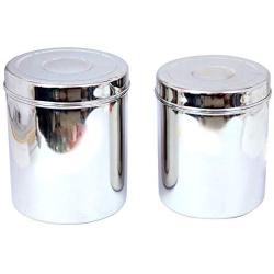 Khandekar Pack of 2 Large Food Storage Canisters