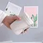 YBOBK Haus Kunststoff Reisstroh Trinkbecher, Leakproof, Mikrowellengeeignet, Kühlbox, Wiederverwendbar, Tragbar für unterwegs, mit Deckel für Joghurt, Milch, Cola (Beige)