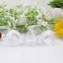 QXcom 25 Packs 5g Clear Cream Box Jars Diamond Shaped Empty Refillable Cosmetic Container Jar Pot with Lid Makeup Sample Trial Case Storage for Lip Blam Lotion Creams Eye Shadow Nails Powder Jewelry