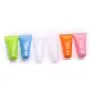 24Pcs 5ml Empty Plastic Soft Tube Sample Bottle Container Jar Pot Case Perfect for Emulsion Shower Gel Shampoo Facial Cleanser(Colour Random)