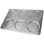 6pcs. Magnetic Spice Tins Stainless Steel Storage Container Jars + Trestle Rack