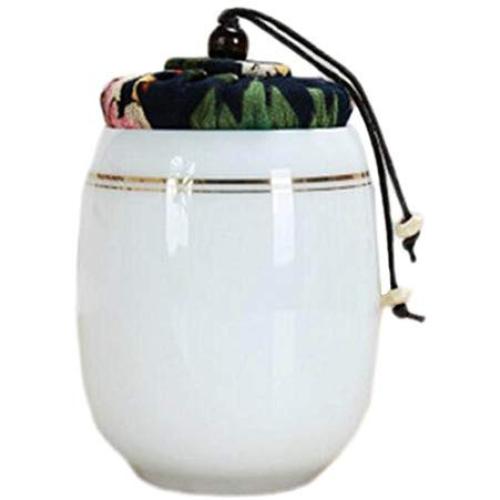 Goddness Bar Multi-Use Vacuum Seal Tea Coffee Jars Portable Ceramics Container(Style 05)