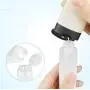 12 Pièces Flacons en Plastique Transparent Souples en Vrac avec Bouchon Amovible pour Rangement de Maquillage, Cosmétiques, Nettoyant Visage, Shampoing, Gel Douche (50ml/1,7oz)