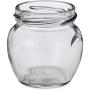 3 oz Clear Glass Honey Pot Jars (Metal Lug Cap) Case 12 by Berlin Packaging