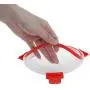 Contenant en Verre Borosilicate Résistant aux Fuites/Déversements 13 oz (370 ml) – Home Basics SC47701 – Idéal pour la Préparation des Repas, Lavable au Lave-Vaisselle, avec Couvercle Plastique Étanché – Rouge Contenant en Verre Borosilicate Résistant aux Fuites/Déversements 13 oz (370 ml) – Home Basics SC47701 – Idéal pour la Préparation des Repas, Lavable au Lave-Vaisselle, avec Couvercle Plastique Étanché – Rouge