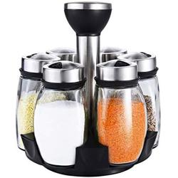 DYFYMX sugar bowl with lid Spice jar, glass jar, jar with lid, spice storage box, glass storage jar oil container for kitchen