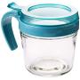 Kitchen Food Storage Jar Airtight Food Storage Kitchen Glass Jar Moisture-Proof Home Multi-Purpose Jam Bottle Cruet Glass Seasoning Jar Kitchen Seasoning Bottle (Color : Blue)
