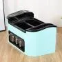 Étagère à épices WensLTD avec 4 pots à assaisonnement, rangement pour contenants de condiments, boîte multifonctionnelle pour ustensiles de vaisselle, couteaux. Étagère à épices WensLTD avec 4 pots à assaisonnement, rangement pour contenants de condiments, boîte multifonctionnelle pour ustensiles de vaisselle, couteaux.
