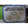 Snapware: 18PC Total Solution Pyrex Glass Food Keeper Set - Featuring Write N Erase Lids - 18PC - 18-Piece Set.