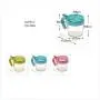 Kitchen Food Storage Jar Airtight Food Storage Kitchen Glass Jar Moisture-Proof Home Multi-Purpose Jam Bottle Cruet Green Cruet Jar Glass