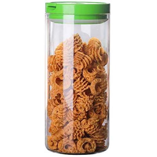 WANGLXST Airtight Cereal Storage Jar with Lid, Food Storage Container, Airtight BPA Free Keep Food Fresh Dry, Ideal for Candy, Durable, Stackable Box