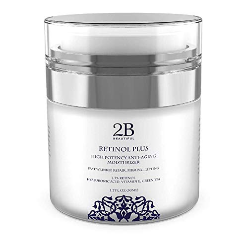 Anti-Aging Retinol 2.5% Facial Moisturizer Cream for Face, Eye and Neck & FAST RESULTS 1.7oz