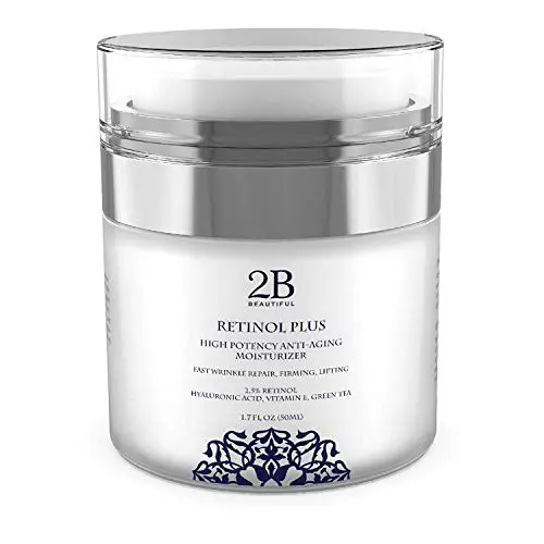 Anti-Aging Retinol 2.5% Facial Moisturizer Cream for Face, Eye and Neck & FAST RESULTS 1.7oz Anti-Aging Retinol 2.5% Facial Moisturizer Cream for Face, Eye and Neck & FAST RESULTS 1.7oz
