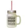 Black November Putternut Squash Fall Season Autumn Frosted Glass Mason Jar With Straw