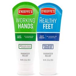 OKeeffes Working Hands & Healthy Feet 3 ounce Combination Pack of Tubes