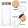 Glas-Lebensmittelbehälter 4er-Set – Airtight Behälter für Süßigkeiten, Kekse, Reis und Gewürze für Küche, Pantry, Pasta- und Kaffeebohnen-Aufbewahrung