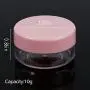 Bocal à Écailons Vide 40 Pièces avec Couvercles, Boîte Mini, Contenant Oeil Palette, Pot de Cosmétiques, Récipient de Voyage, Accessoire Maquillage (40 Pièces, Blanc)