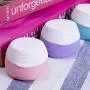Travel Containers Sets, AMMAX Silicone Cream Jars for toiletries, TSA Approved Travel Size Containers with Hard Sealed Lids for Face Hand Body Cream 20ml (4 Pieces)