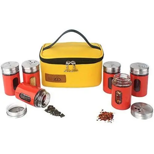 Récipients Spice Spice Jars Set pour Cuisine Camping Extérieur Contenants de Conserve pour Épices, Huiles et Assaisonnements Portables avec Sacs. Récipients Spice Spice Jars Set pour Cuisine Camping Extérieur Contenants de Conserve pour Épices, Huiles et Assaisonnements Portables avec Sacs.