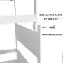 Kitchen Rack - Magnetic Fridge Organizer - 18x12.7x5 INCH - Paper Towel Holder, Rustproof Spice Jars Rack, Heavy-duty Refrigerator Shelf Storage Including 6 Removable Hooks (WHITE) - 2019 New Design Kitchen Rack - Magnetic Fridge Organizer - 18x12.7x5 INCH - Paper Towel Holder, Rustproof Spice Jars Rack, Heavy-duty Refrigerator Shelf Storage Including 6 Removable Hooks (WHITE) - 2019 New Design