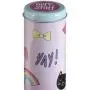 Bouteilles de rangement Premier Housewares Fun Times, Tin, Rose, 8 x 8 x 18 cm Bouteilles de rangement Premier Housewares Fun Times, Tin, Rose, 8 x 8 x 18 cm