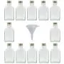 Viva Haushaltswaren Set of 15 Glass Bottles Schnapps Bottles 100ml. A Funnel Viva Haushaltswaren Set of 15 Glass Bottles Schnapps Bottles 100ml. A Funnel