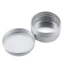 12PCS 30ML 1oz Silver Round Tin Containers With Tight Twist Screw Cap Aluminum Metal Cosmetic Case Jar Storage Travel Can For Lip Balm Nail Art Tea Powder Cream Candles Eye Shadow Crafts Jewelry