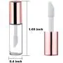 XINGZI 24PCS 1.2ML Mini Empty Lip Gloss Tubes Containers Clear Plastic Lip Balm Bottles with Rubber Inserts and Rose Gold Screw Caps DIY Makeup Lipstick Container Vials for Lip Samples Travel XINGZI 24PCS 1.2ML Mini Empty Lip Gloss Tubes Containers Clear Plastic Lip Balm Bottles with Rubber Inserts and Rose Gold Screw Caps DIY Makeup Lipstick Container Vials for Lip Samples Travel