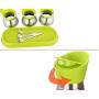 LQQGXLCondiment bottle, jar condiment storage box Spice jar stainless steel sauce jar storage container set flavoring spice jar sugar bowl sugar bowl
