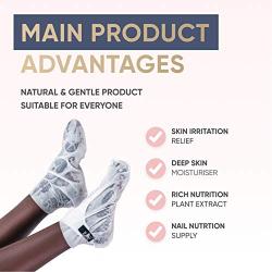 Moisturizing Foot Mask (1 Pack) - Hydrating Socks for Women & Men - Spa Feet Treatment Booties - Best Korean Moisturizer for Dry Heel