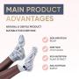 Moisturizing Foot Mask (1 Pack) - Hydrating Socks for Women & Men - Spa Feet Treatment Booties - Best Korean Moisturizer for Dry Heel