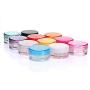 Cosmetic Storage Cosmetics Jar 5Pcs/Set Round Bottle Box Transparent Portable 10Pcs/Set Makeup Cream Plastic Nail Art,Transparent5Pcs