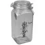 Home Basics Ludlow 53 oz. Glass Canister with Metal Clasp, Airtight Lids for Sugar Storage, Clear (3) Home Basics Ludlow 53 oz. Glass Canister with Metal Clasp, Airtight Lids for Sugar Storage, Clear (3)