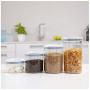 TATAY Kitchen Jar, Transparent Grey, 2 Litre