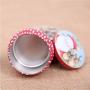 NUOBESTY 4pcs Christmas Tinplate Candy Jar Biscuit Cookie Gifts Storage Case Xmas Holiday Ornament Decoration