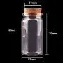 24 Pièces Flacons en Verre Remplissables de 20ml/50ml/65ml/90ml avec Bouchon en Liège – Idéal pour les Épices, Cadeaux, Artisanat et Vials. 24 Pièces Flacons en Verre Remplissables de 20ml/50ml/65ml/90ml avec Bouchon en Liège – Idéal pour les Épices, Cadeaux, Artisanat et Vials.