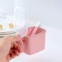 Kitchen Seasoning Box Plastic Seasoning Jar Set Household Seasoning MSG Storage Box Salt Tank Seasoning Tank Seasoning Box Jars,PINK3