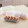 Conteneur de stockage d'œufs portable, boîte de rangement pour œufs 10 compartiments, organisateur de garde-chuches pour cuisine, ustensiles de cuisine. Conteneur de stockage d'œufs portable, boîte de rangement pour œufs 10 compartiments, organisateur de garde-chuches pour cuisine, ustensiles de cuisine.