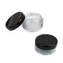 12PCS 3ml Empty Refill Tiny Clear Plastic Sample Cosmetic Bottle Jar Pots Eyshadow Packing Storage Container With Black Screw Lid for Travel Make Up Cream Lotion Nails Powder Gems Beads 12PCS 3ml Empty Refill Tiny Clear Plastic Sample Cosmetic Bottle Jar Pots Eyshadow Packing Storage Container With Black Screw Lid for Travel Make Up Cream Lotion Nails Powder Gems Beads