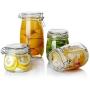 1Pcs Jars For Spices Glass Storage Bottles Jars With Lid Capacity Honey Candy Jar Kitchen Storage Container Glass Jar,200Ml-1