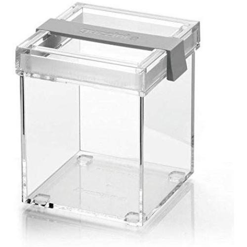 Guzzini Kitchen Active Design Kitchen Top Jar, 770 CC, SMMA/PA/FV/Silicone, Grey, 11x10x13 cm