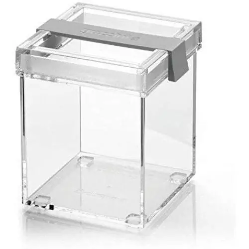 Guzzini Kitchen Active Design Kitchen Top Jar, 770 CC, SMMA/PA/FV/Silicone, Grey, 11x10x13 cm